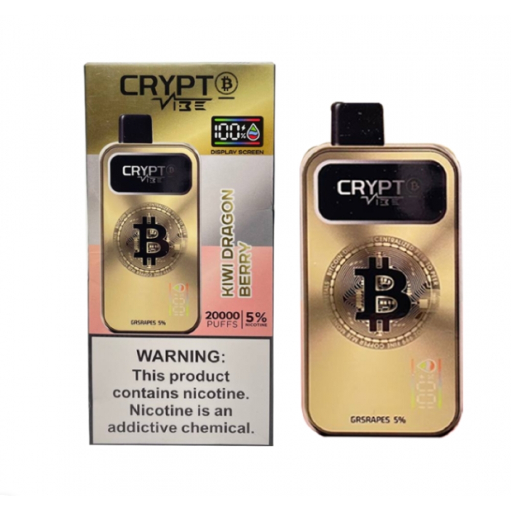 Crypto Vibe 20k - 20000 Puffs - Pod Descartável
